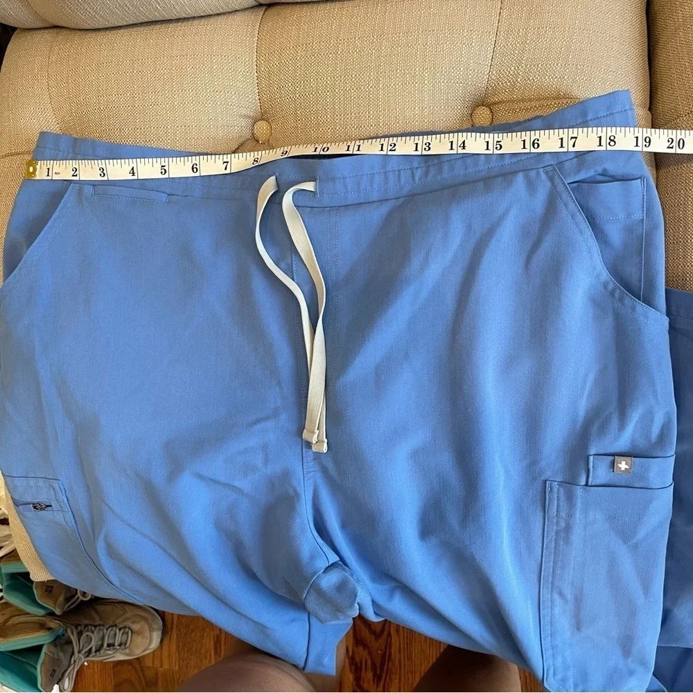 Figs Limited Edition Scrubs Yola Cargo Pants Men’s Size XL Blue TW2000R